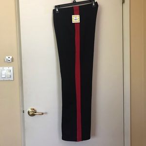 NWT sweatpants with side stripe on leg. (L/XL)